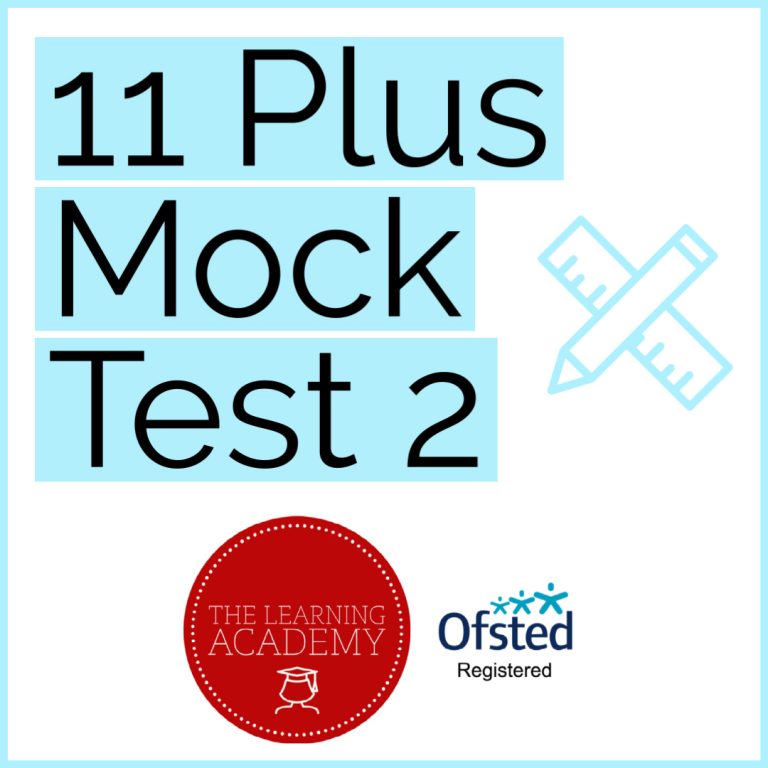 11 Plus Mock Tests Ashford - The Learning Academy Tutoring